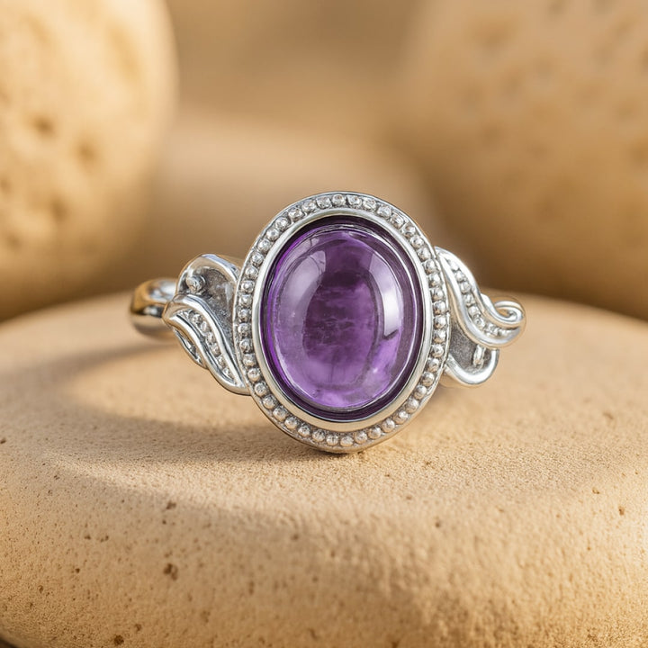 Bague "Accalmie" en Améthyste