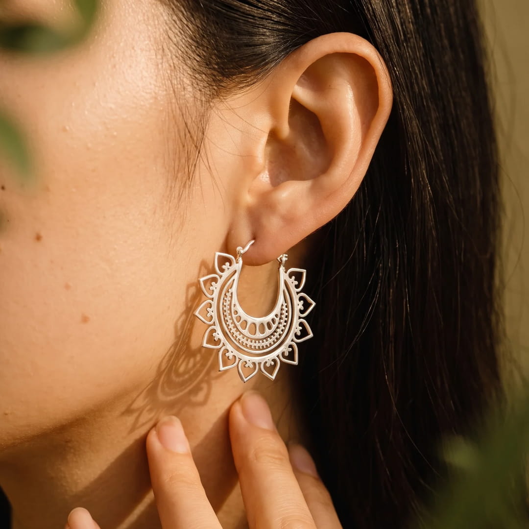 Boucles d'Oreilles "Sundari"