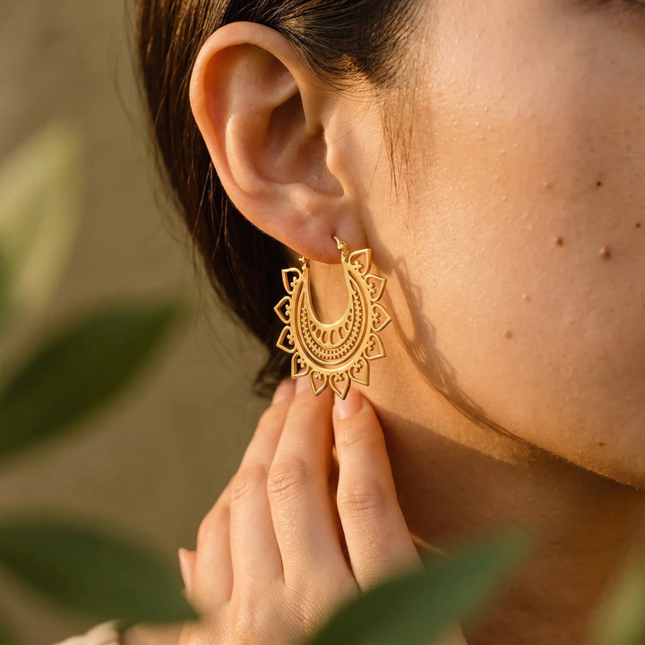 Boucles d'Oreilles "Sundari"