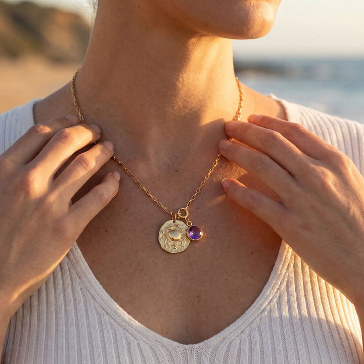 Pendentif "Signe & Énergie" avec Pierre Associée