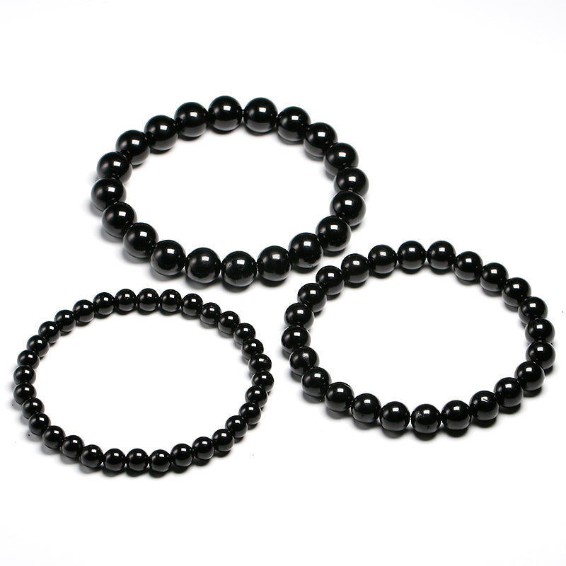 Bracelet "Rempart" en Tourmaline Noire