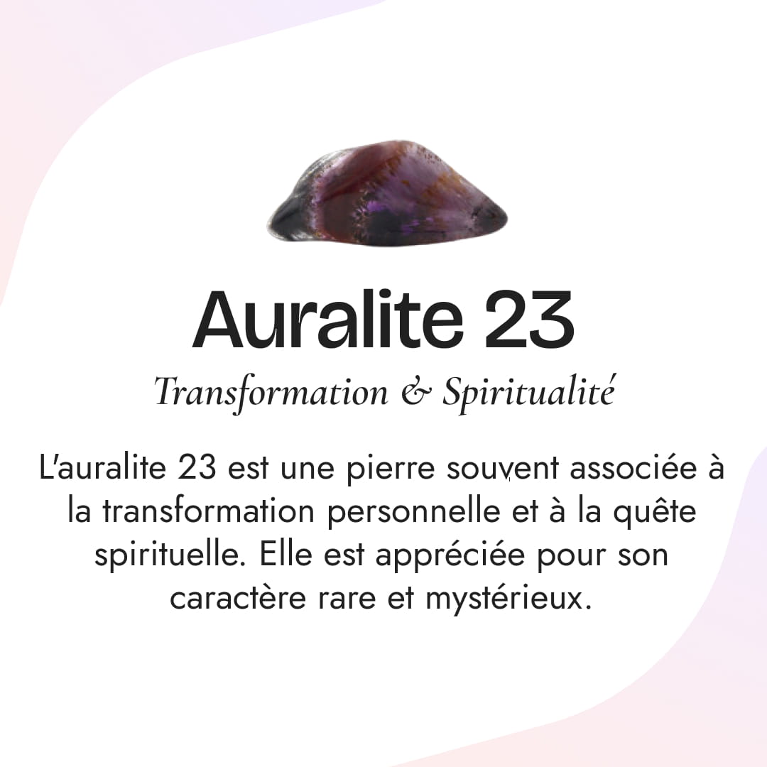 Bracelet "Âme de Lumière" en Auralite 23