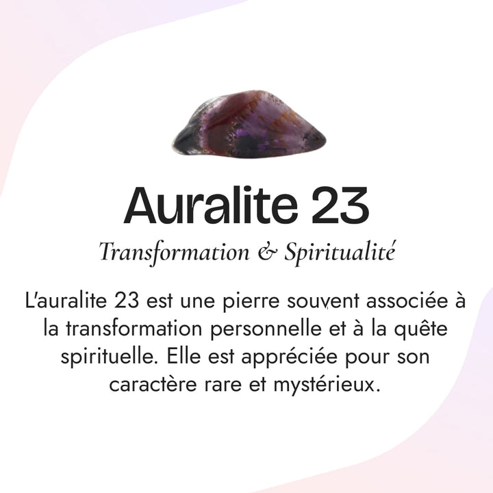 Bracelet "Âme de Lumière" en Auralite 23