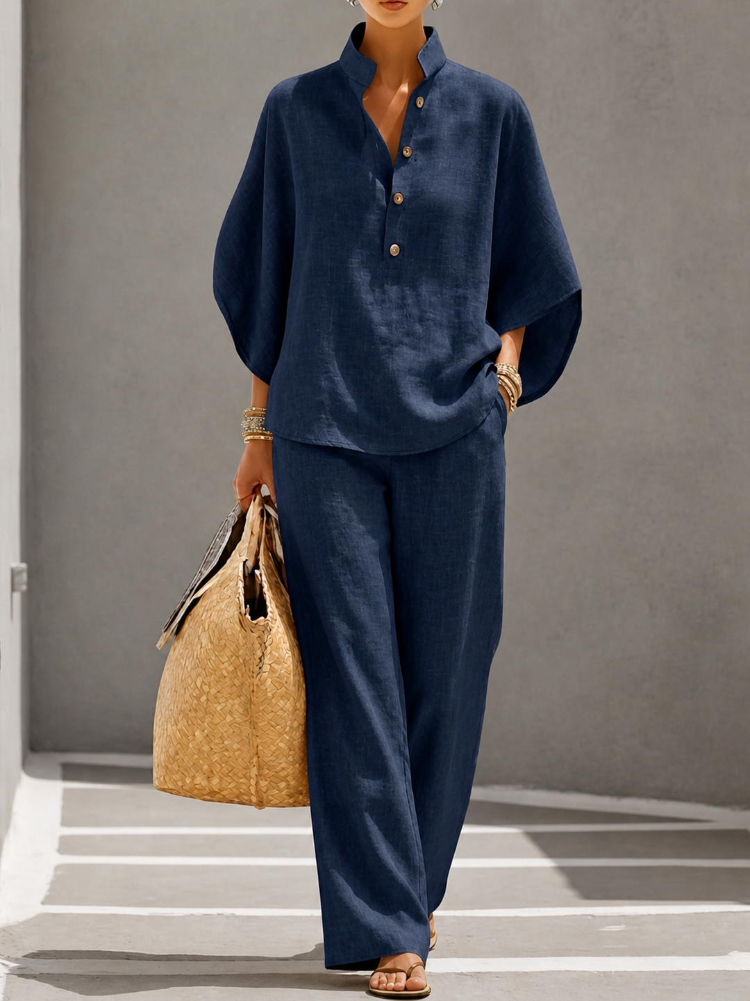 Margaux | Ensemble Lin · Fluidité & Élégance Naturelle