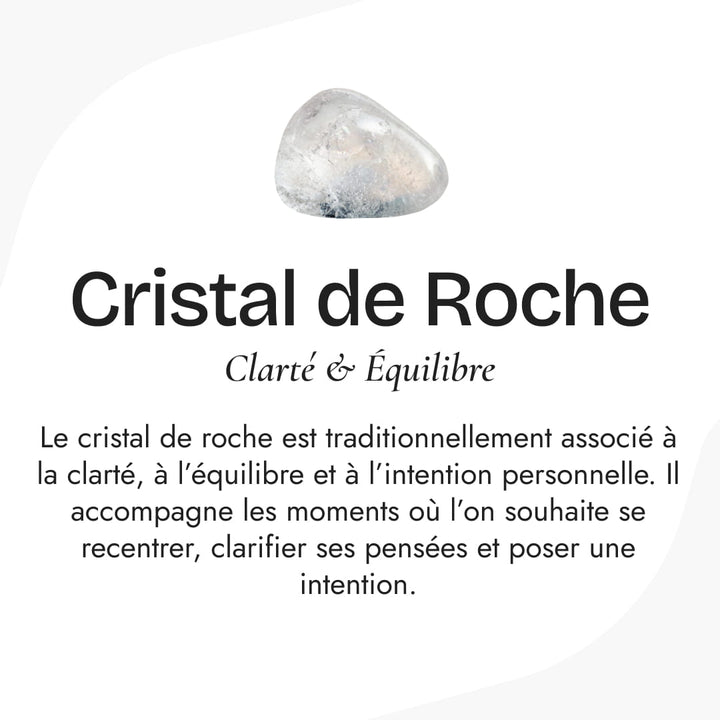 Bague "Lumière Pure" en Cristal de Roche