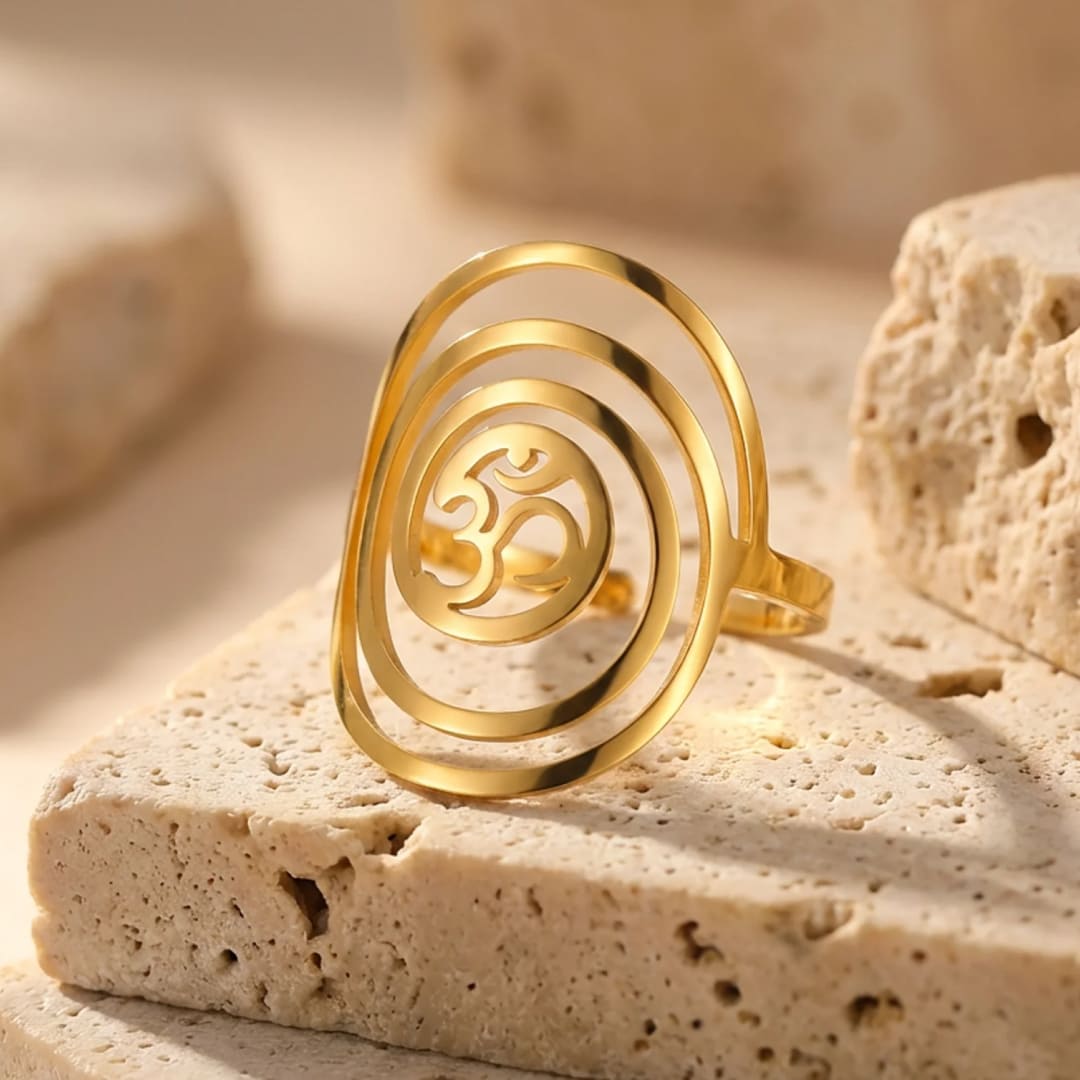 Bague Spirituelle "Harmonie" Symbole Om