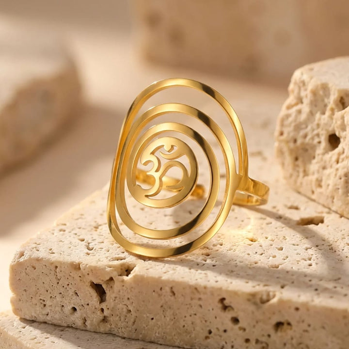 Bague Spirituelle "Harmonie" Symbole Om
