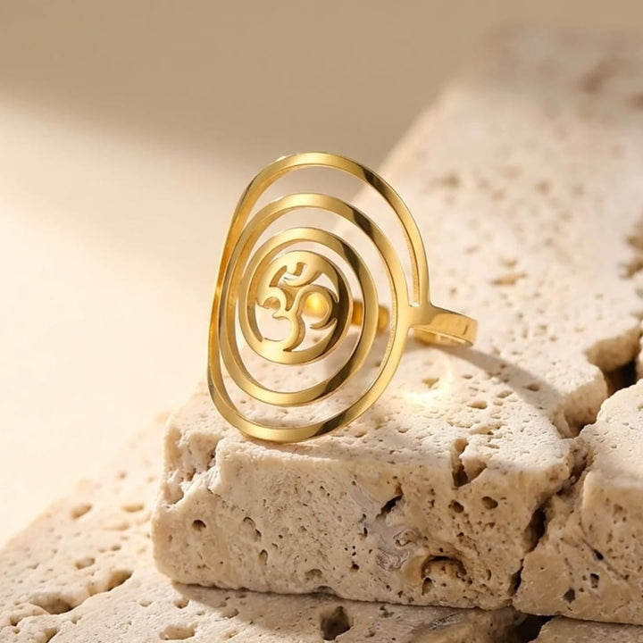 Bague Spirituelle "Harmonie" Symbole Om