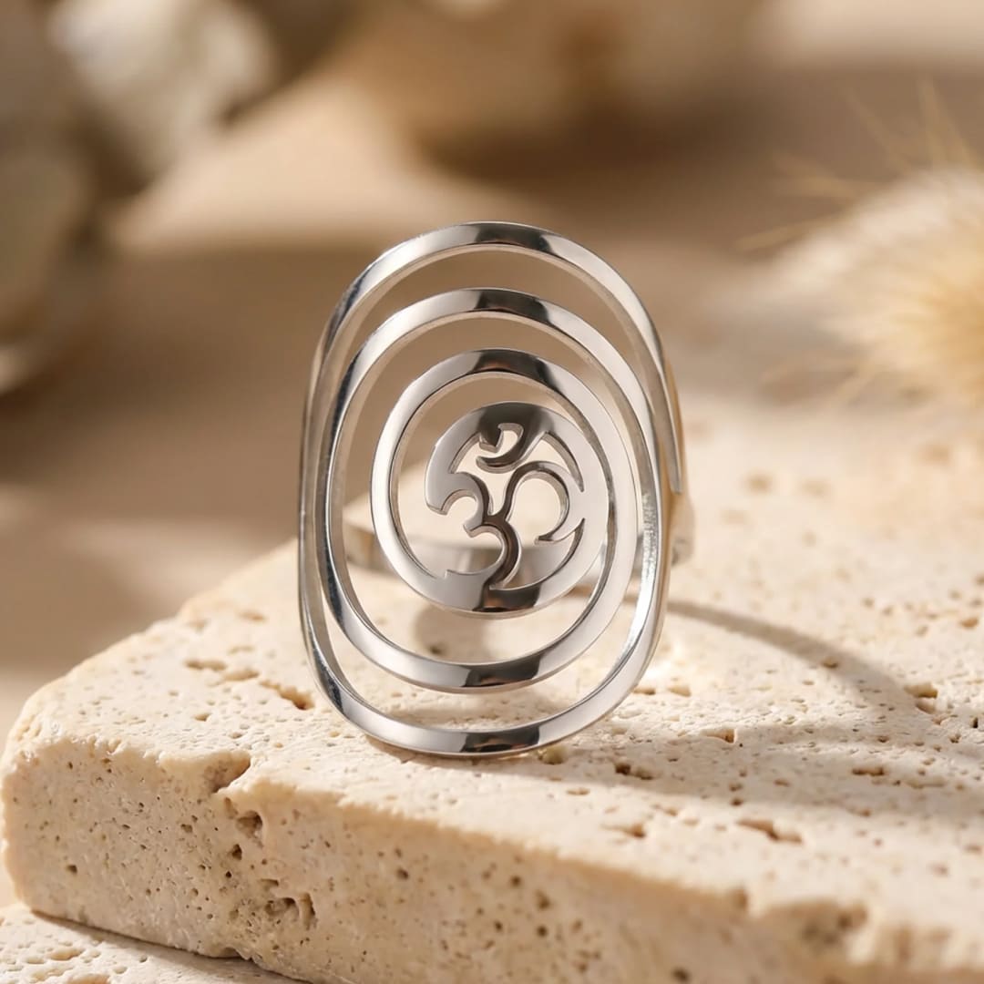 Bague Spirituelle "Harmonie" Symbole Om