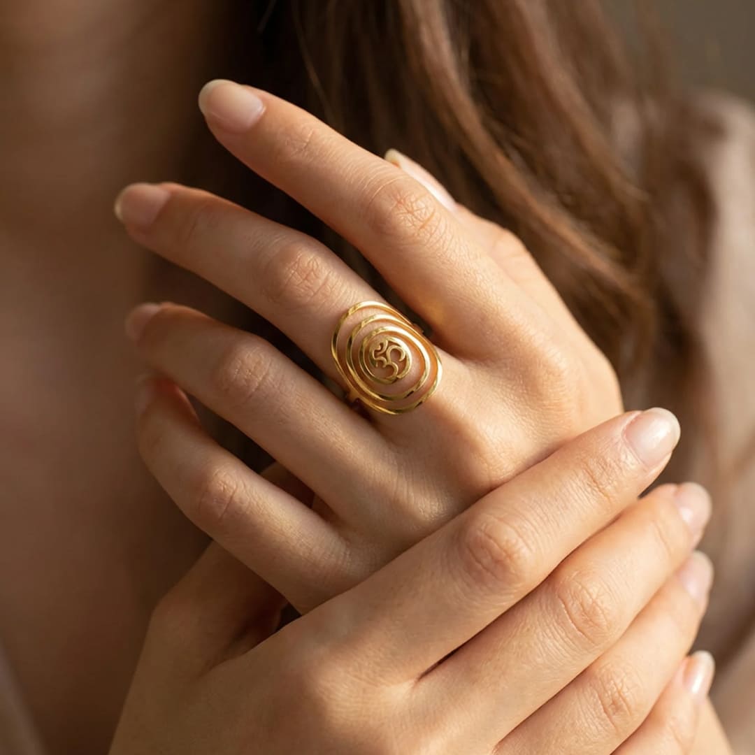 Bague Spirituelle "Harmonie" Symbole Om