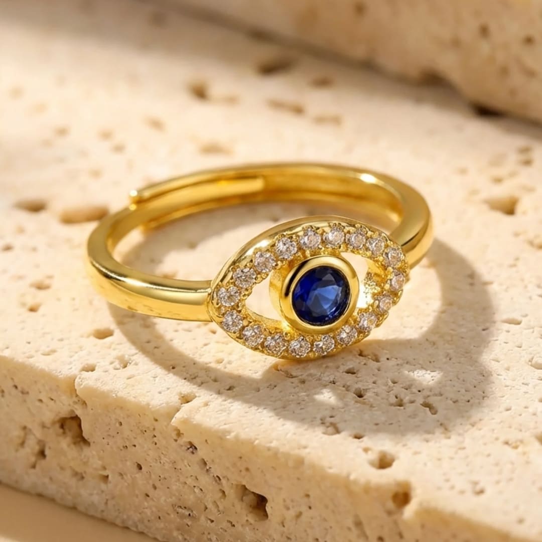 Bague Ajustable "Mauvais Oeil"