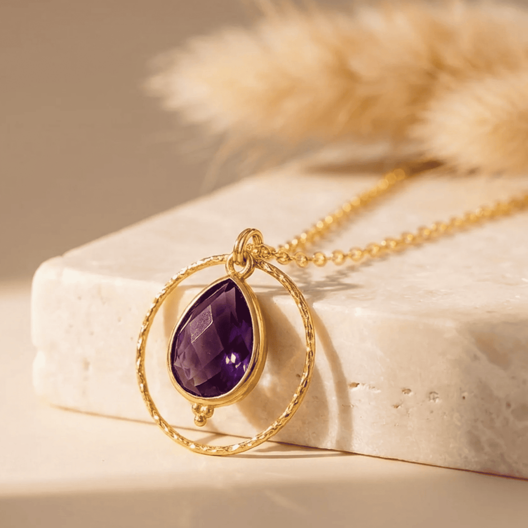 Collier "Cercle de Sérénité" en Améthyste