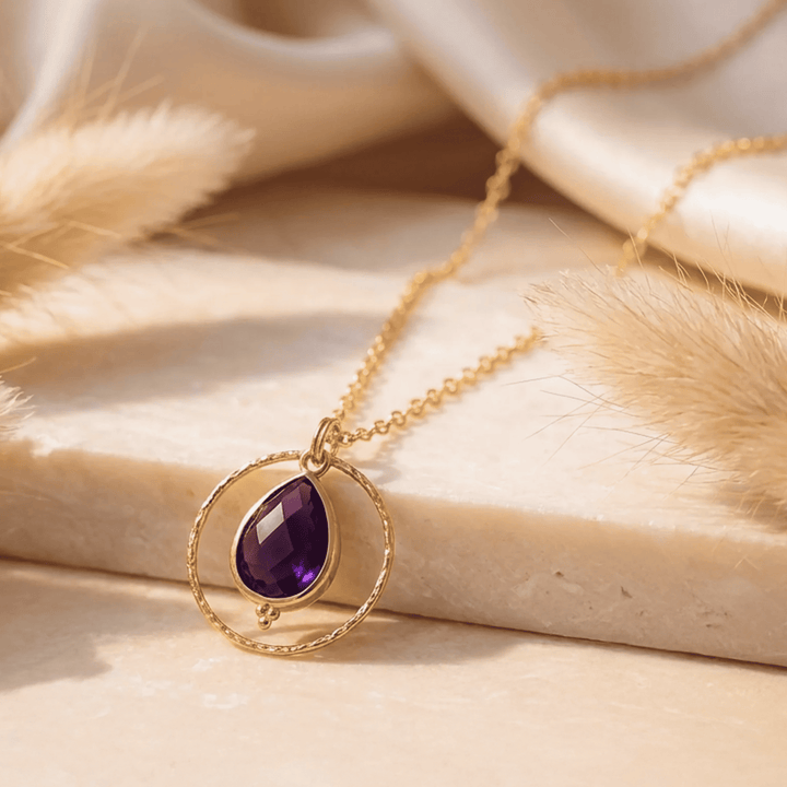 Collier "Cercle de Sérénité" en Améthyste