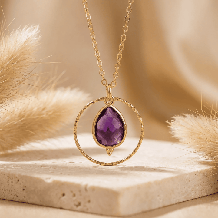 Collier "Cercle de Sérénité" en Améthyste