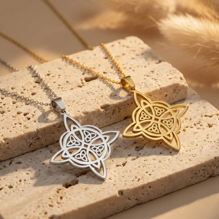 Pendentif "Protection Éternelle" en Nœud de Sorcière