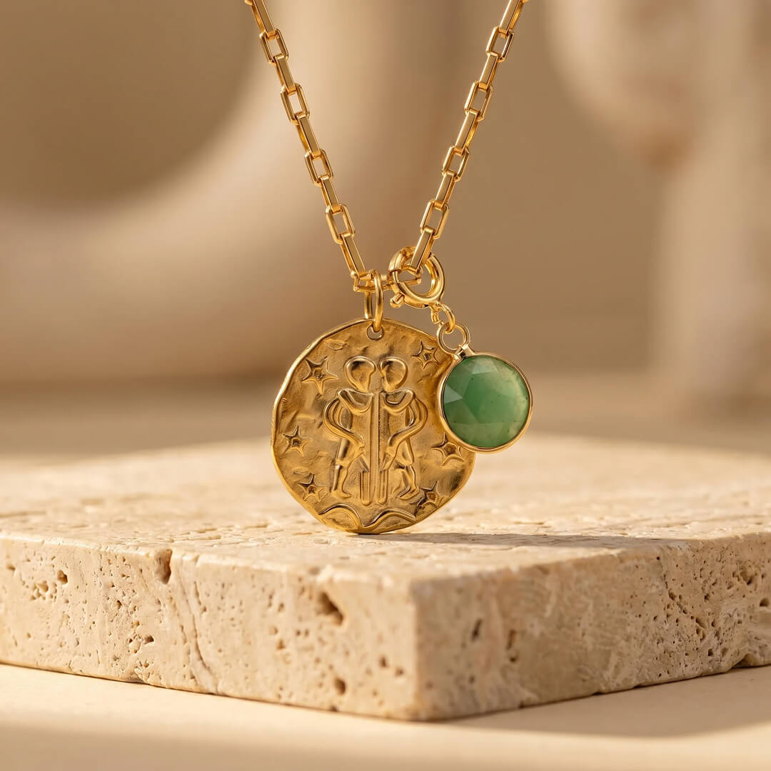 Pendentif "Signe & Énergie" avec Pierre Associée