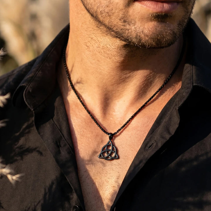 Pendentif "Triquetra" en Acier Inoxydable