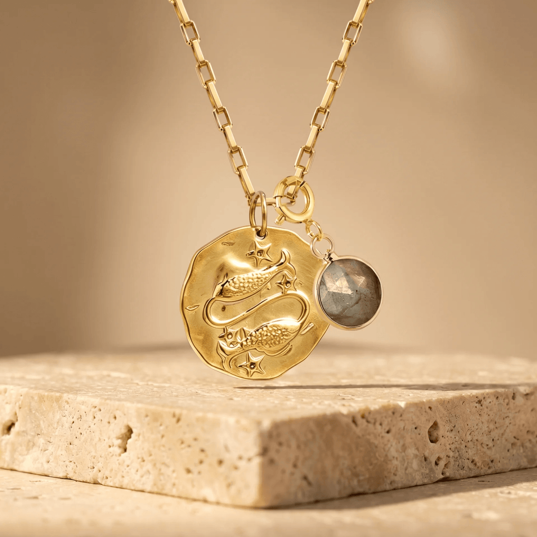 Pendentif "Signe & Énergie" avec Pierre Associée