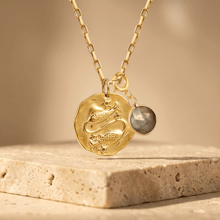 Pendentif "Signe & Énergie" avec Pierre Associée