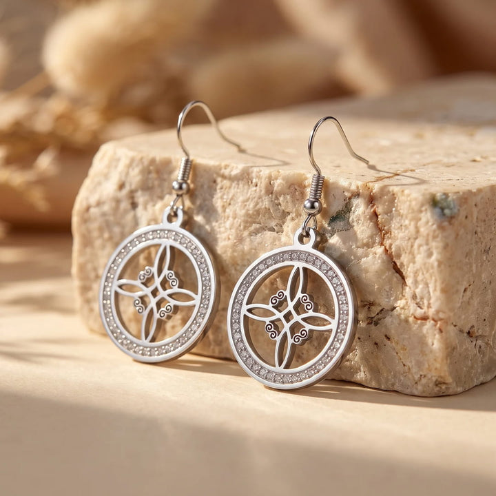 Boucles d’Oreilles “Nœud de Sorcière Sacré”