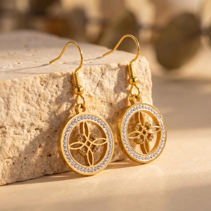 Boucles d’Oreilles “Nœud de Sorcière Sacré”