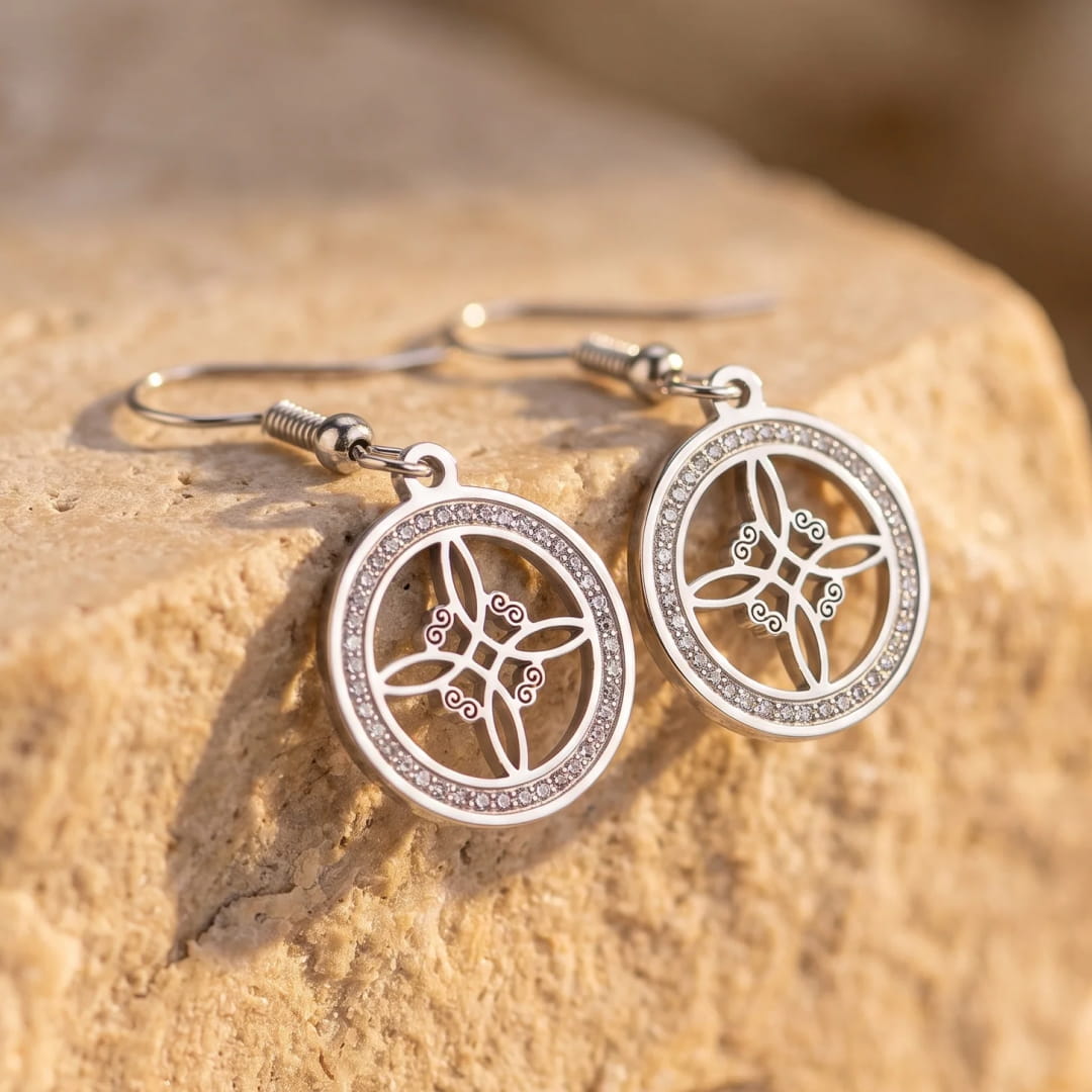 Boucles d’Oreilles “Nœud de Sorcière Sacré”