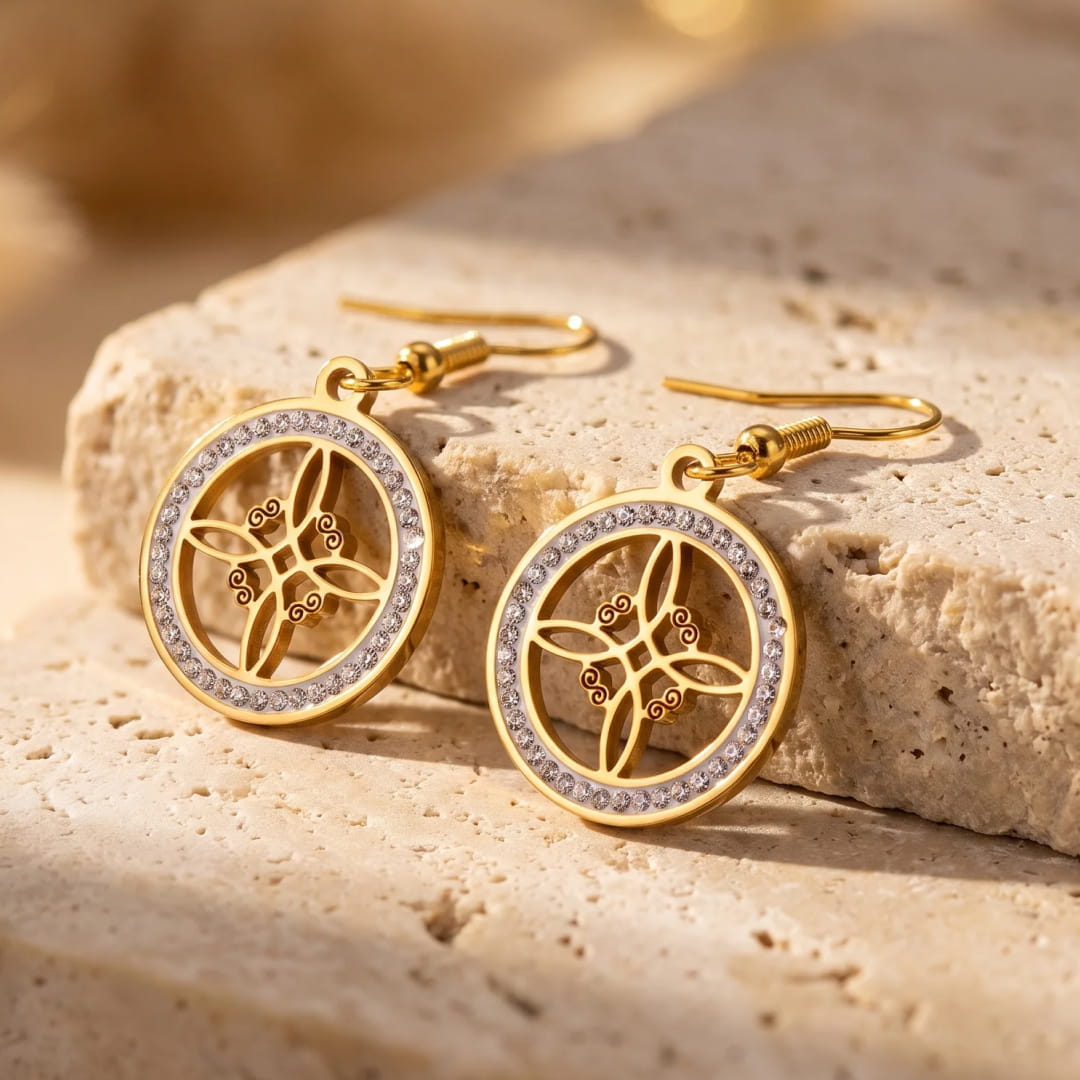 Boucles d’Oreilles “Nœud de Sorcière Sacré”