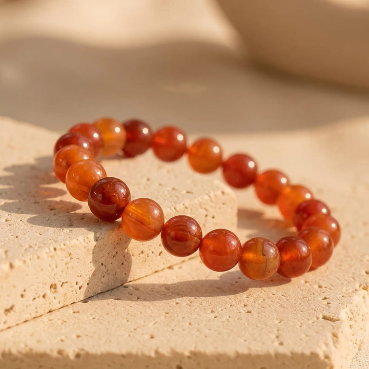 Bracelet en Cornaline