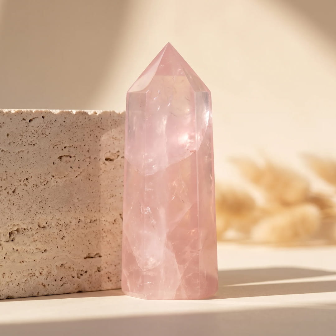 Pointe en Quartz Rose
