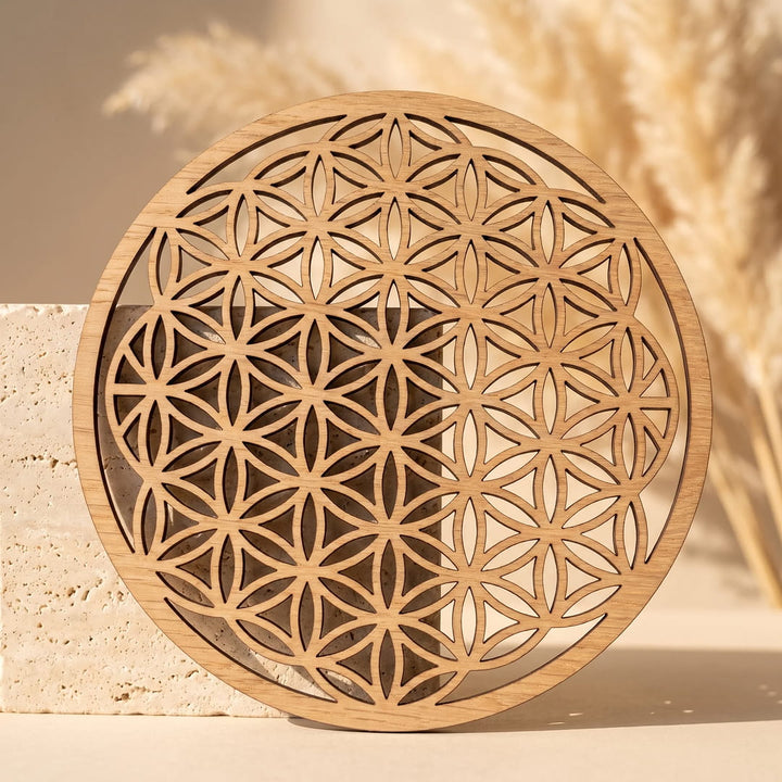 Fleur de Vie "Symbole d’Harmonie" en Bois Naturel