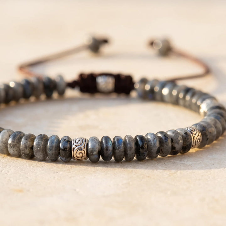 Bracelet "Force Intérieure" en Larvikite