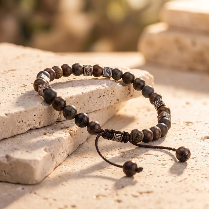 Bracelet "Stabilité Intérieure" en Jaspe
