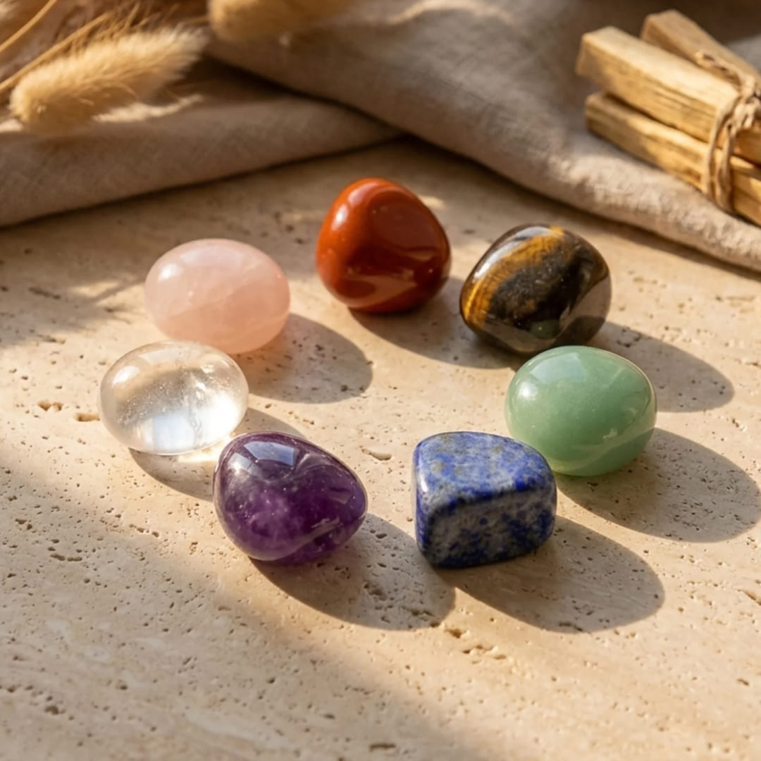 Reiki Chakras - 7 Pierres Polies