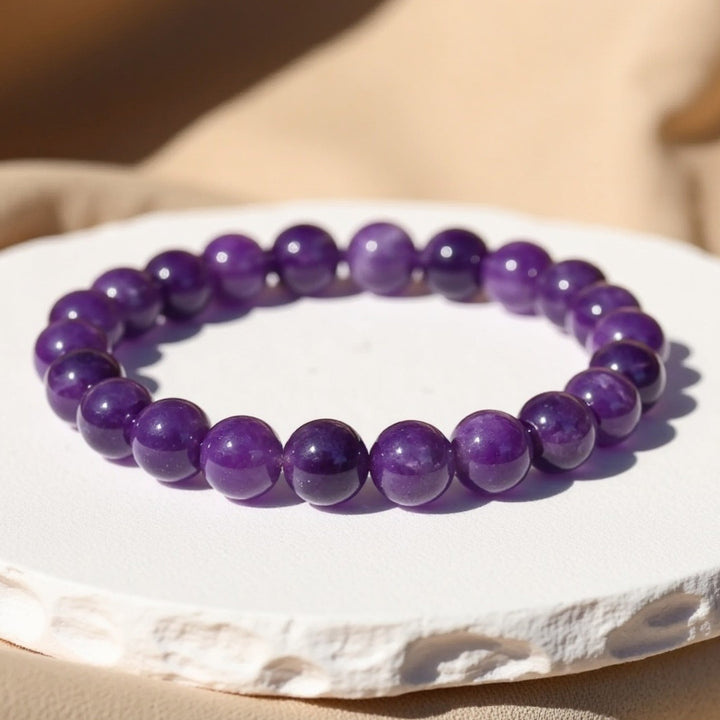 Bracelet "Symbole d'Apaisement" en Améthyste