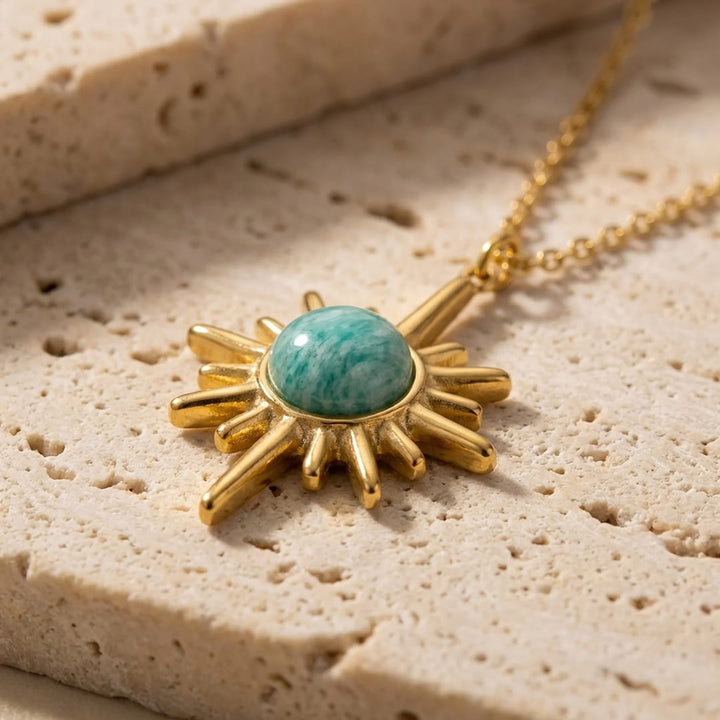 Pendentif Étoile "Étoile d'Espoir" en Amazonite