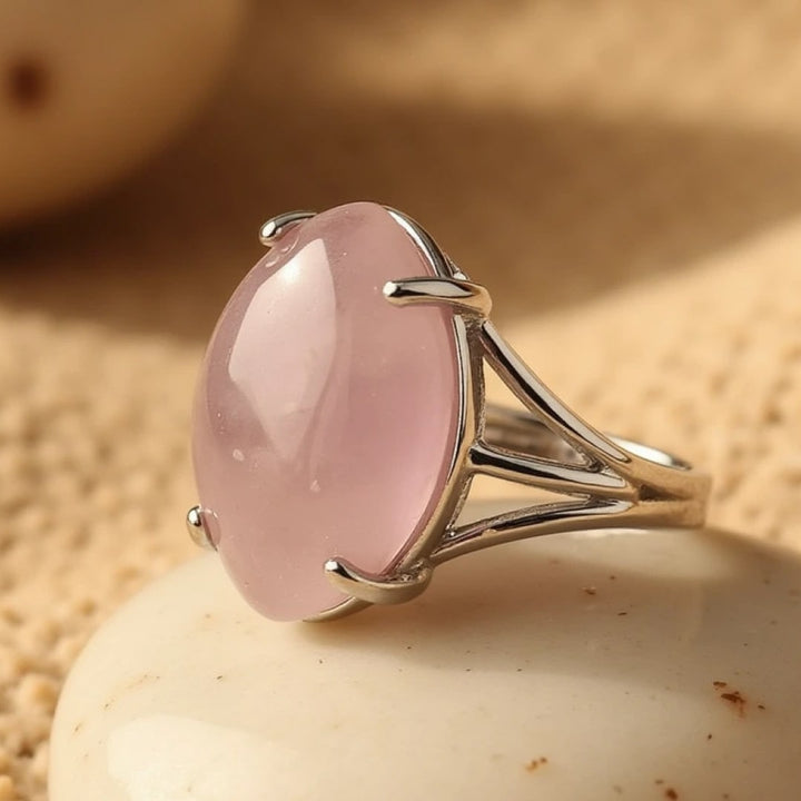 Bague Ajustable "Vision" en Pierre Naturelle