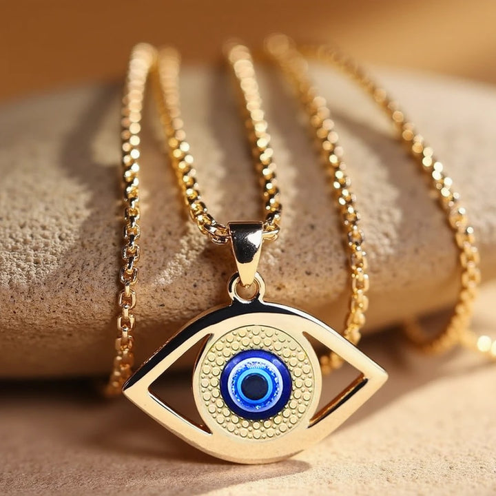 Pendentif Oeil Bleu - Protection Symbolique du Mauvais Oeil