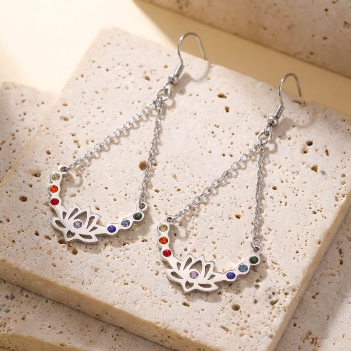 Boucles d'Oreilles "Renaître" Arc de Lumière