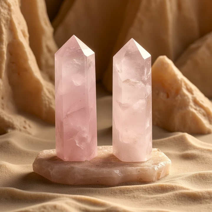 Pointe en Quartz Rose
