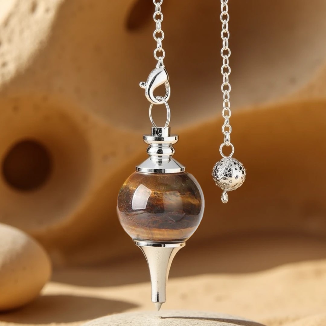 Pendule Divinatoire en Pierre Naturelle