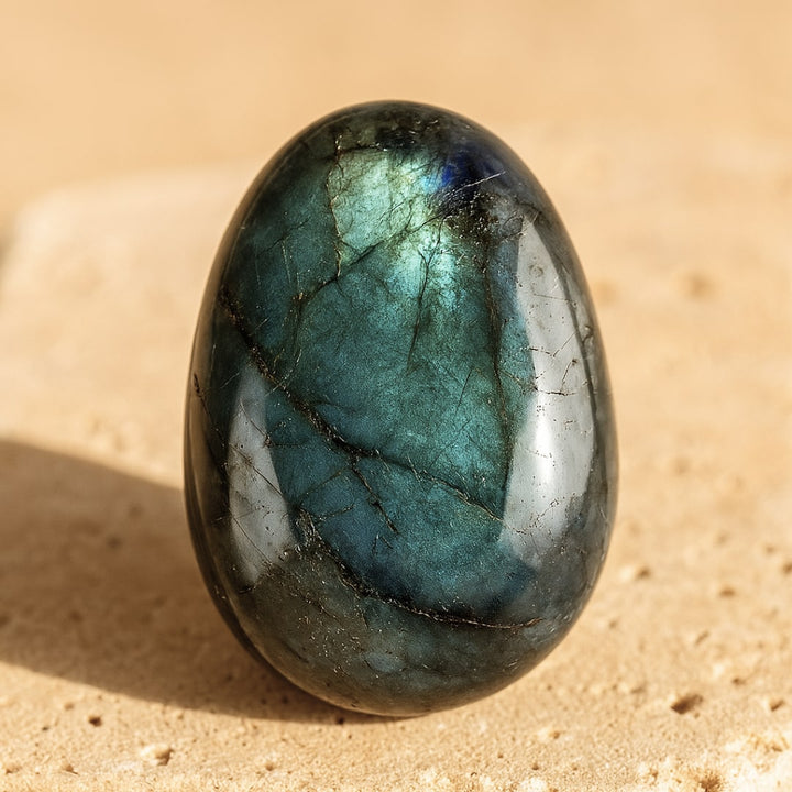 Galet en Labradorite – Symbole de Protection