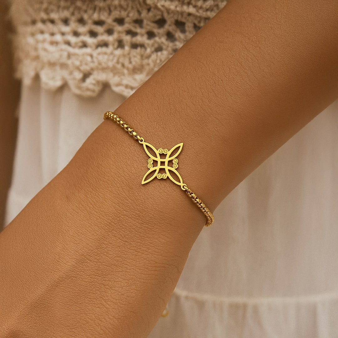 Bracelet "Lien Sacré"- Noeud de Sorcière
