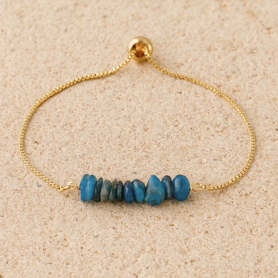 Bracelet Fin en Pierres Irrégulières