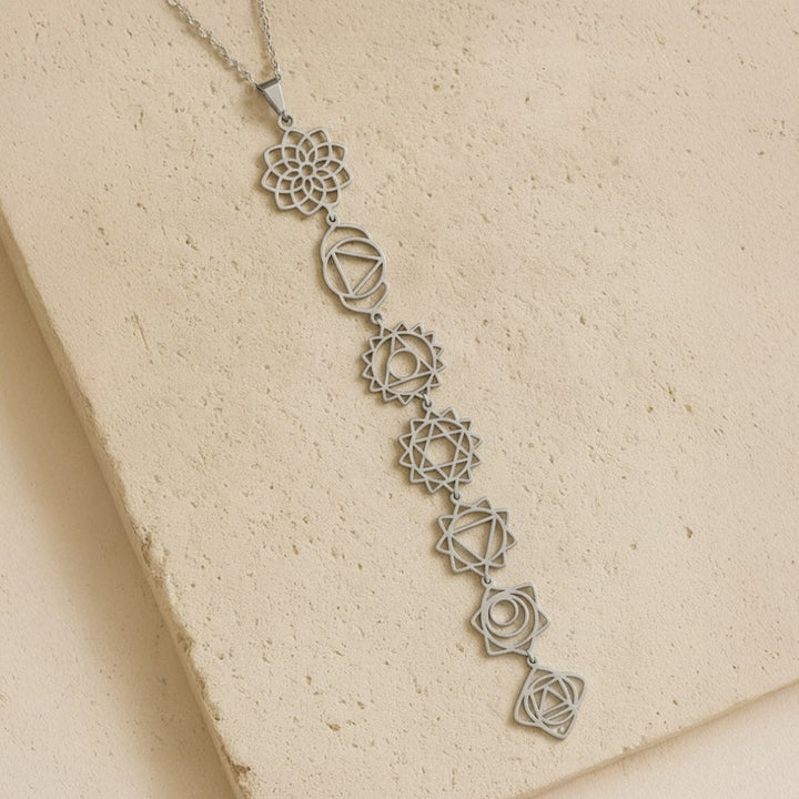 Collier 7 Chakras - Symboles Sacrés