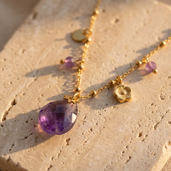 Collier Ombeline en Améthyste