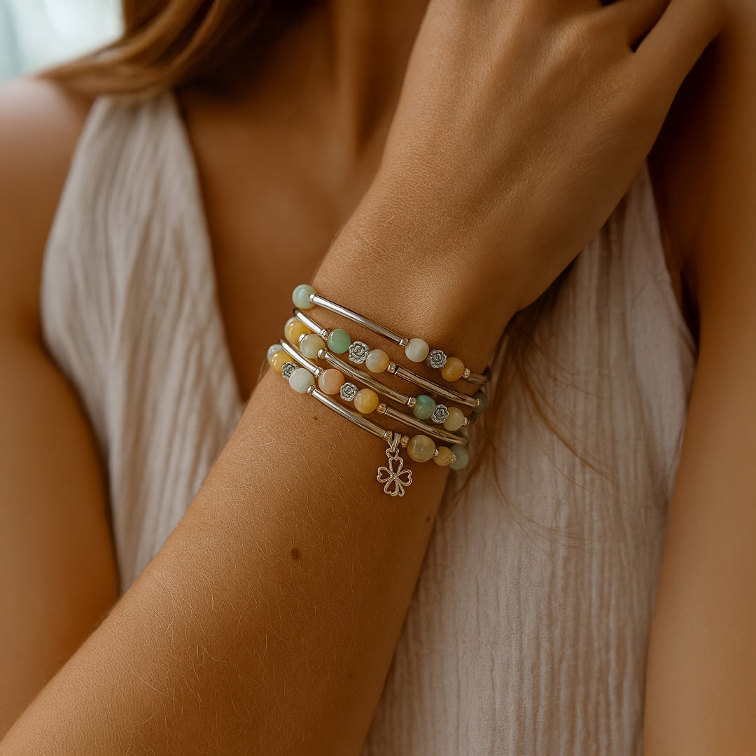 Bracelet "Chance" en Pierres Naturelles