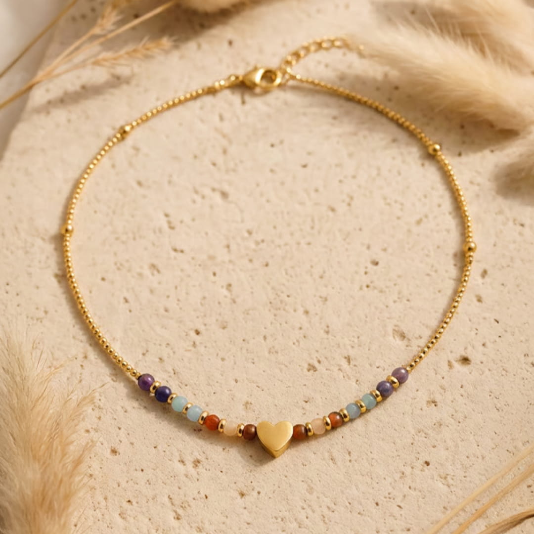 Collier "Chemin du Cœur" – 7 Chakras