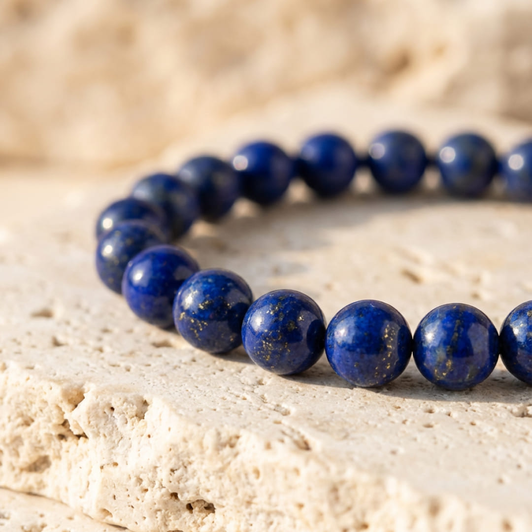 Bracelet "Expression" en Lapis Lazuli