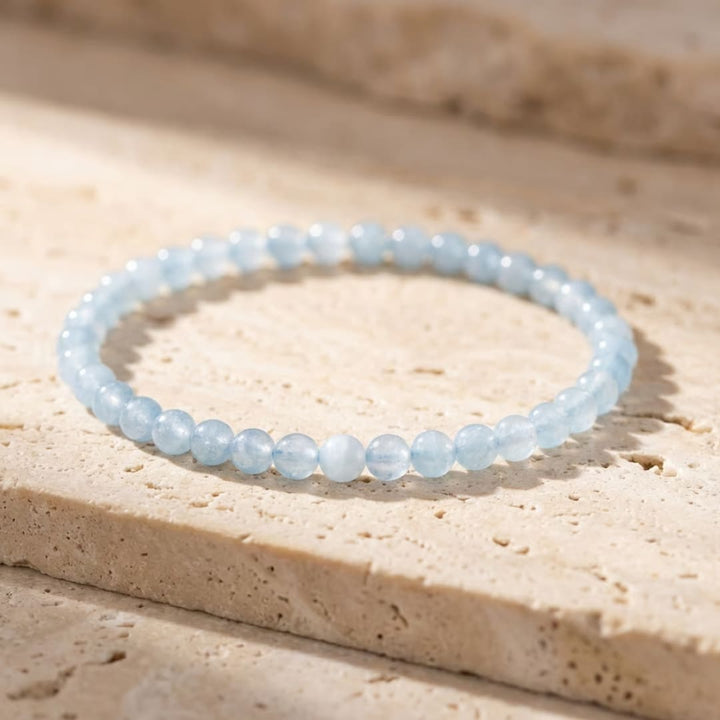 Bracelet Fin en Perles de Pierre de 4mm