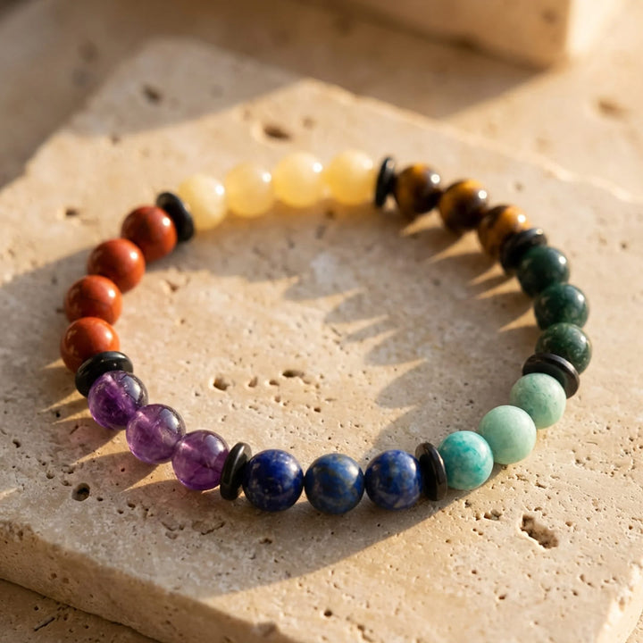 Bracelet "Harmonisation des 7 Chakras"